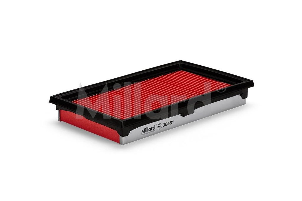 FILTRO AIRE MILLARD NISSAN MARCH HR15DE 1.5L 13… TIIDA SC11X 1.6L 07…17 INFINITI Q50 / 16546-ED500 / A-1878 / DA-802 / MK35681