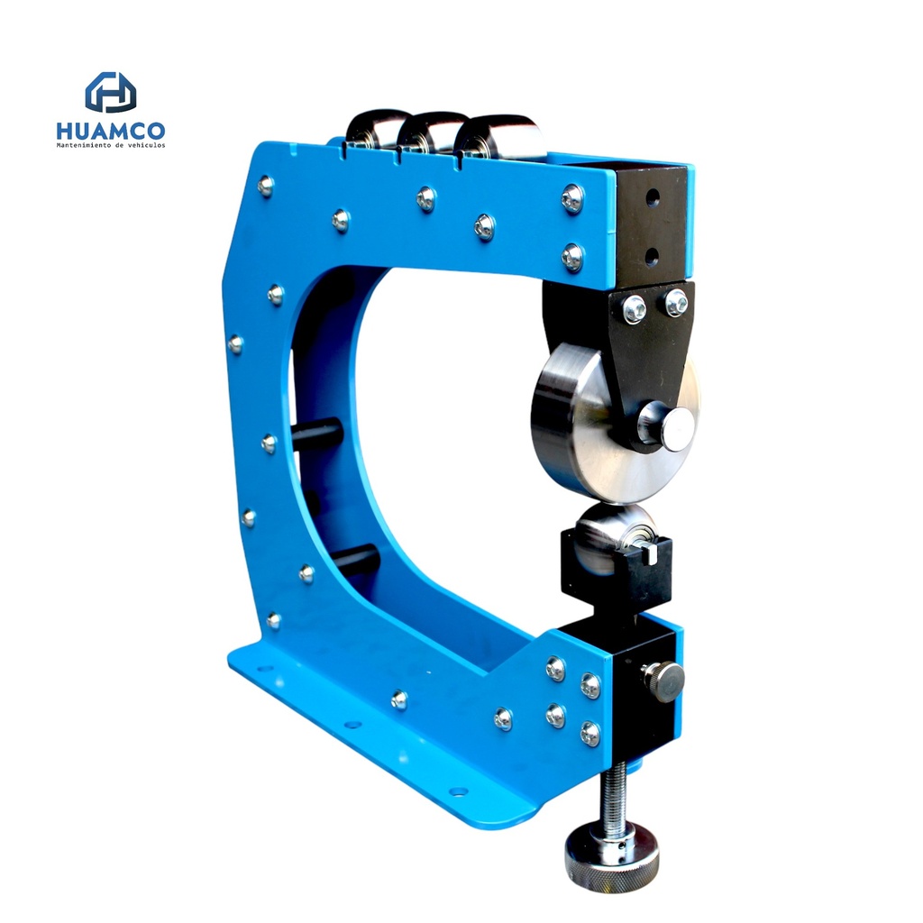 RUEDA INGLESA 205MM/1.5MM/16GA  AZUL  PROF.GARGANTA 12" /305MM R.MATRIZ 1"2"3"4"5" / EW1200