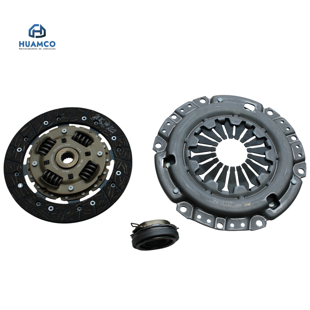 KIT EMBRAGUE PLATO - DISCO - COLLARIN VALEO (MTC64+GM95+YEZ319) CHEVROLET N200/N300  GMK-067