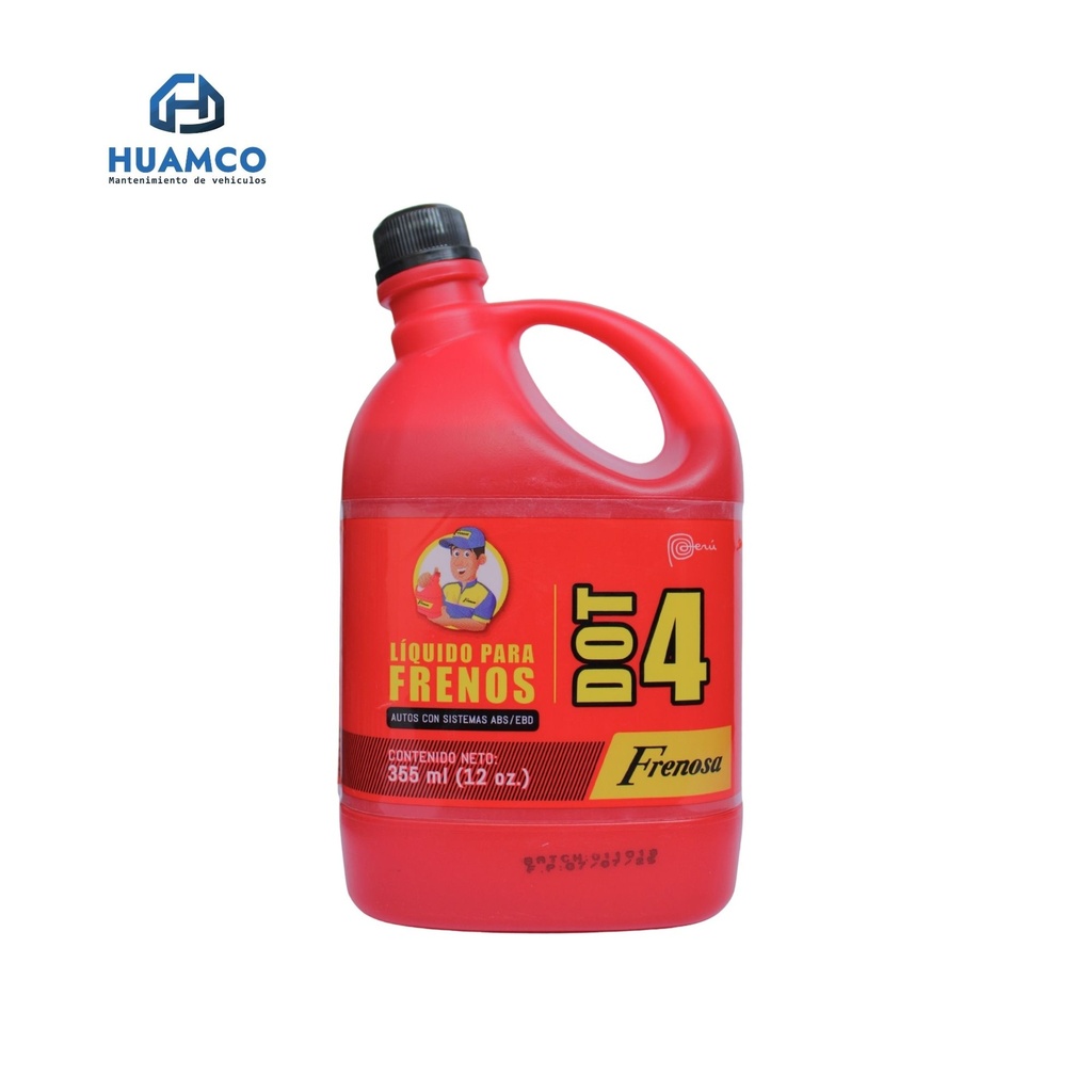 [181005279] LIQUIDO FRENO DOT-4 12 ONZ (355 ML) 181005279