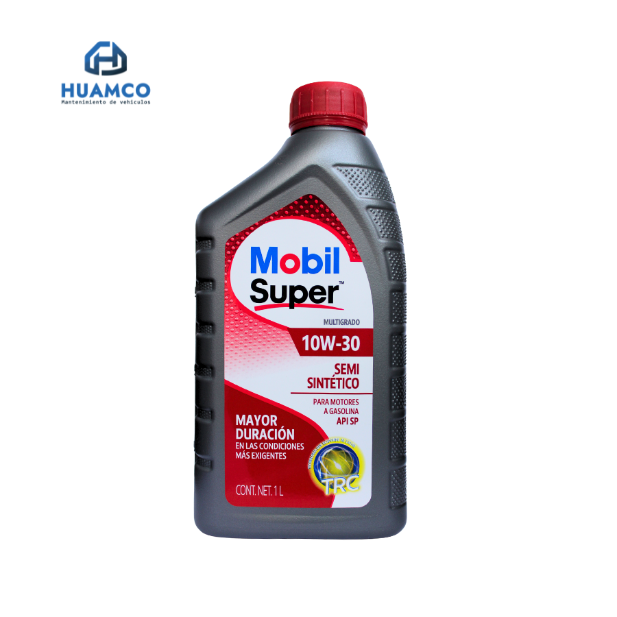 ACEITE MOBIL SUPER MULTIGRADO 10W-30 SEMI SINTETICO MOTORES  GASOLINA API SP 1L :PE 650854-1