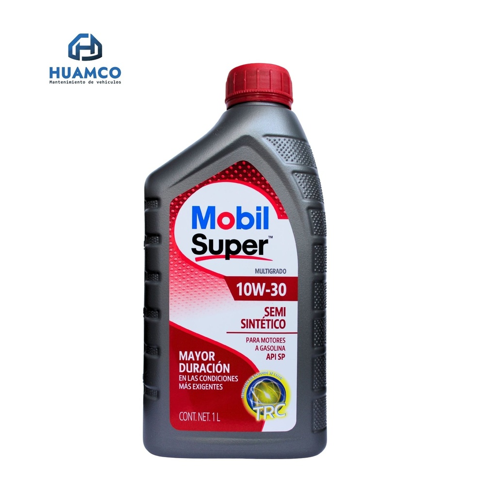 [650854-1] ACEITE MOBIL SUPER MULTIGRADO 10W-30 SEMI SINTETICO MOTORES  GASOLINA API SP 1L :PE 650854-1