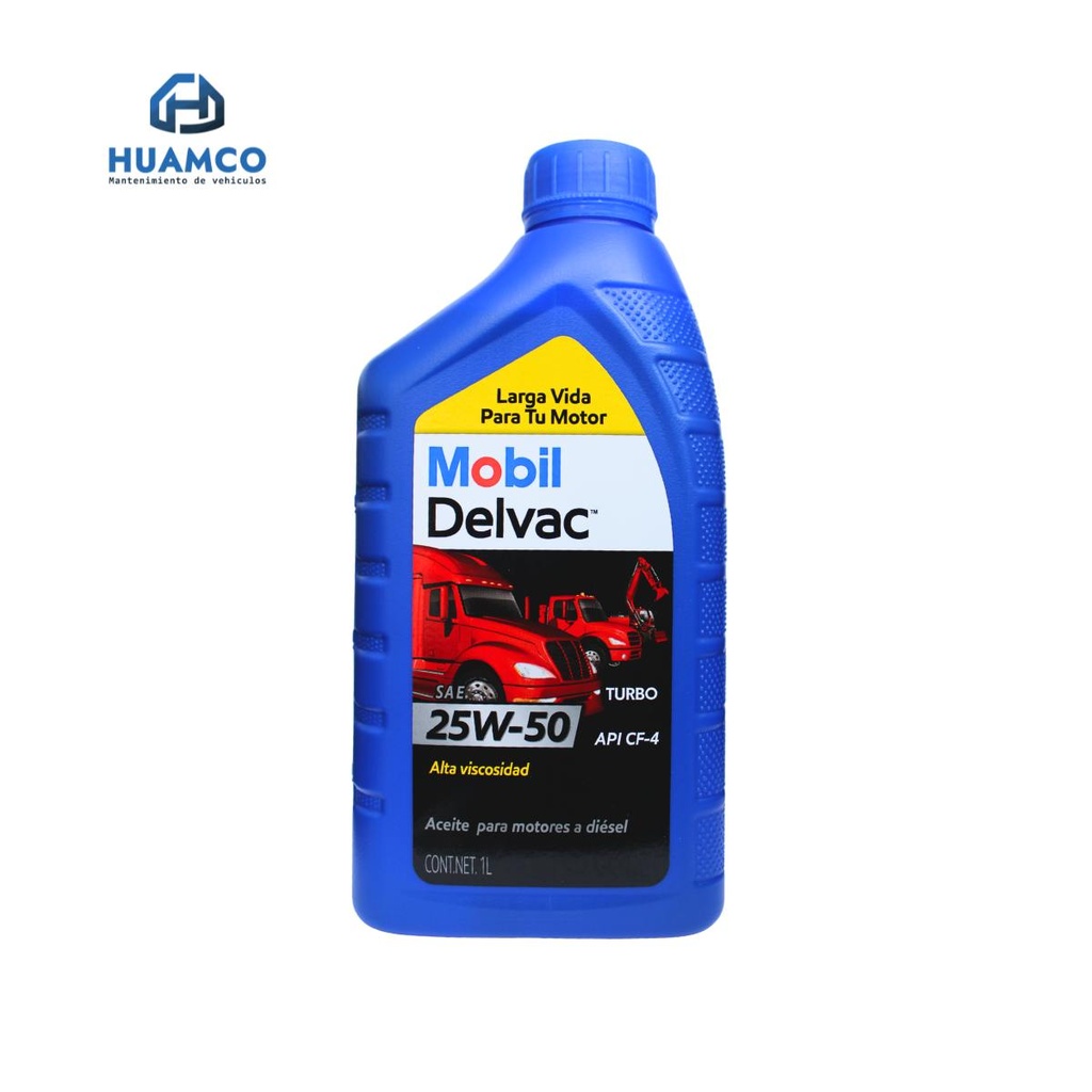 [651229-1] ACEITE MOBIL DELVAC SAE 25W-50 API CF-4 MOTORES DIESEL 1L :PE 651229-1