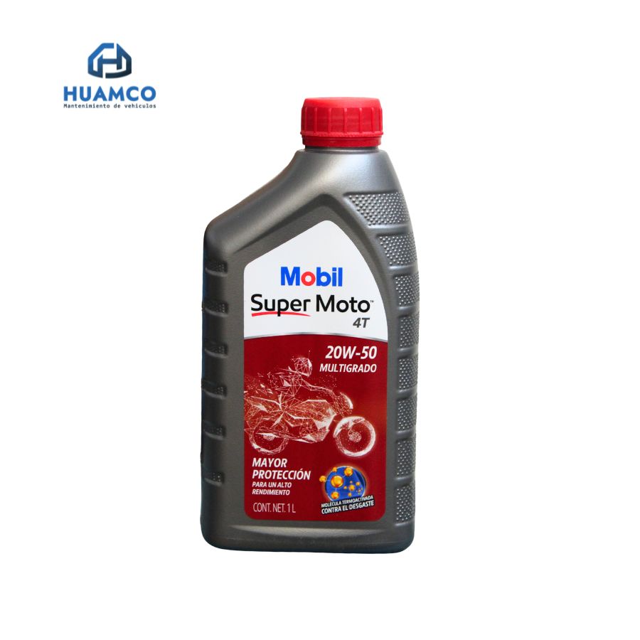 [651263-1] ACEITE  MOBIL SUPER MOTO 4T 20W-50 MULTIGRADO 1L:PE 651263-1
