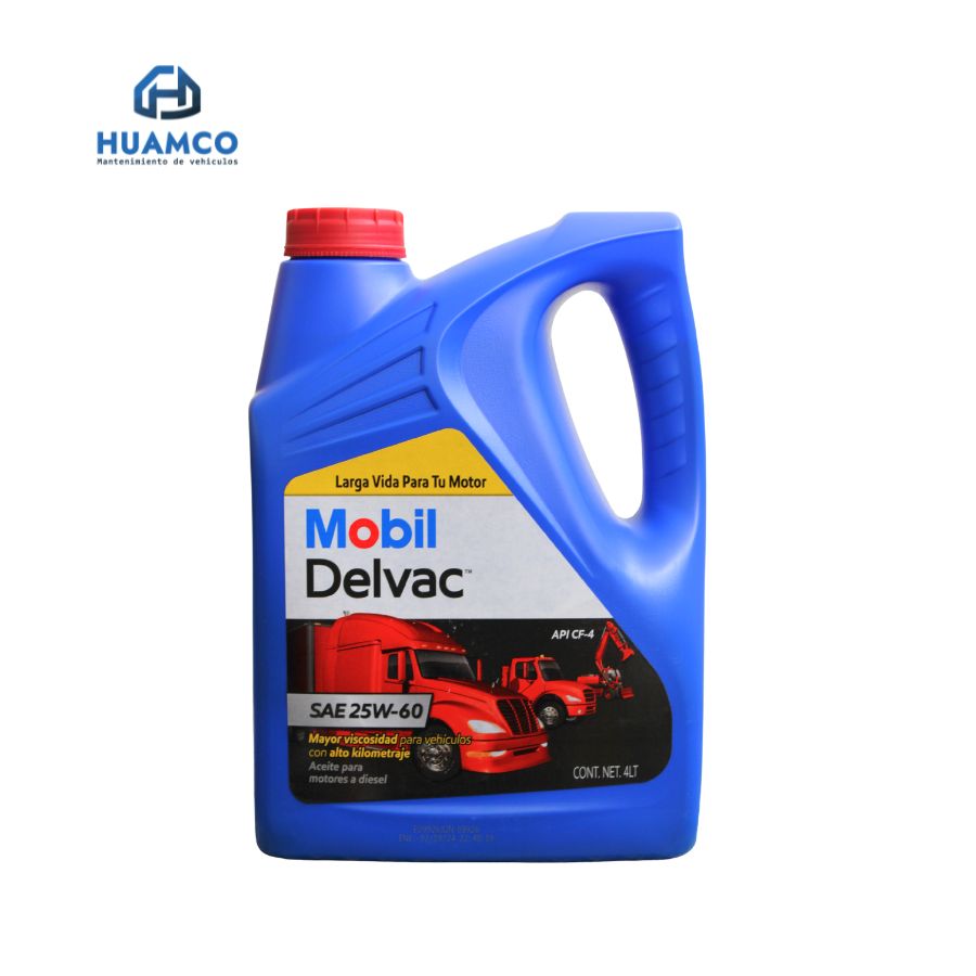 [651283-1] ACEITE MOBIL DELVAC SAE 25W-60 MOTORES DIESEL API CF-4 4L :PE 651283-1