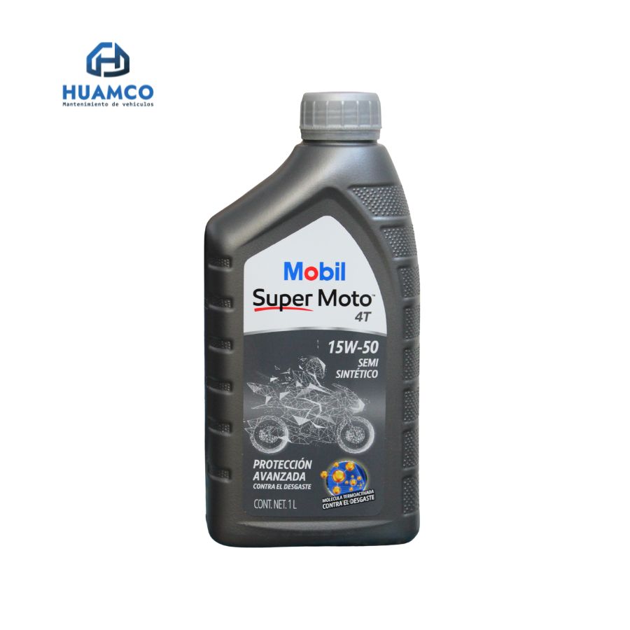 [651605-1] ACEITE MOBIL SUPER MOTO 4T 15W-50 SEMI SINTETICO  1L :PE 651605-1