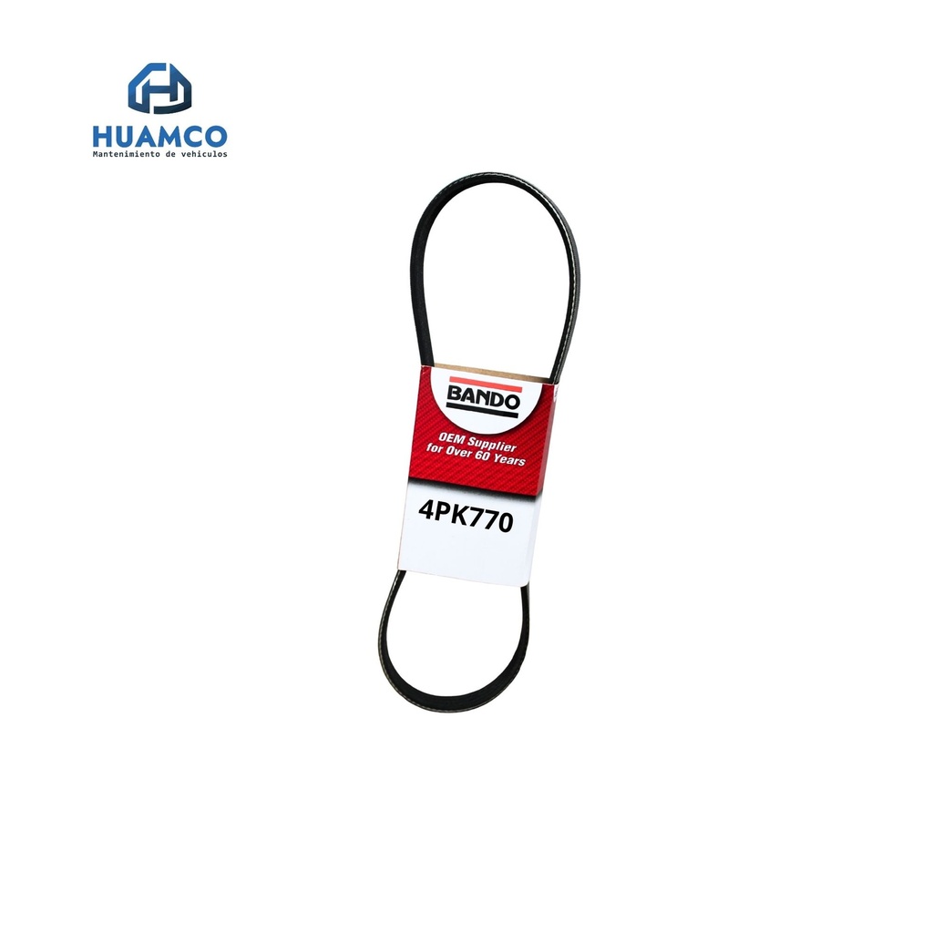 [4PK770] FAJA ACANALADA BANDO ALT. TOYOTA HIACE 3L /  2521202500 / 4PK770 