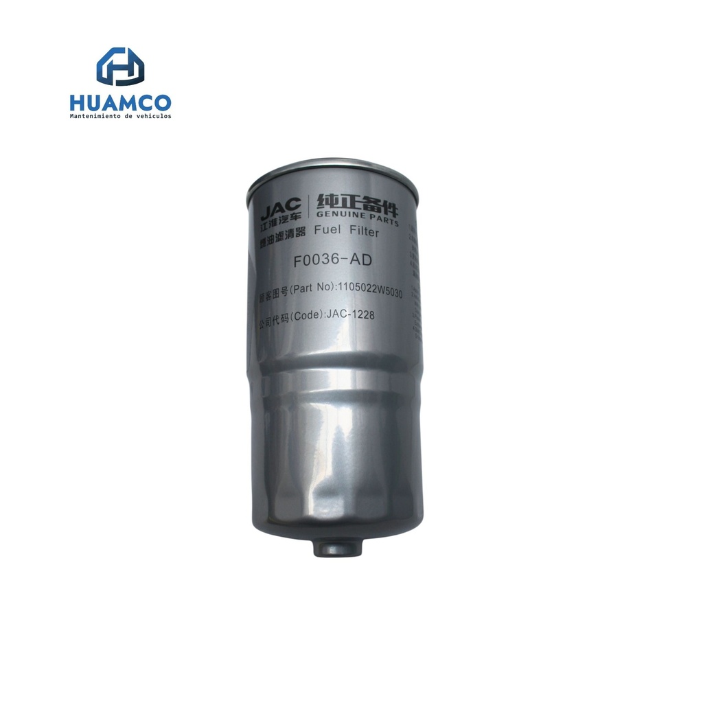 [1105022W5030-N] FILTRO COMBUSTIBLE SECUNDARIO O  FINO JAC X200 2016-2023 / F0036-AD / JAC-1228 / 1105022W5030-N 