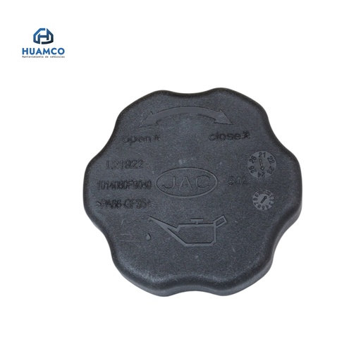 [1014080FB040] TAPA LLENADO ACEITE MOTOR JAC T6,T8,T8PRO / SUNRAY - 2025 / 1014080FB040