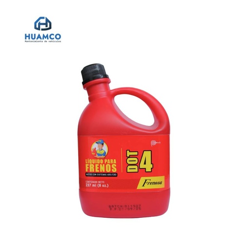 [007073] LIQUIDO DE FRENO DOT4 237 ML ( 8 ONZ) FRENOSA / 007073