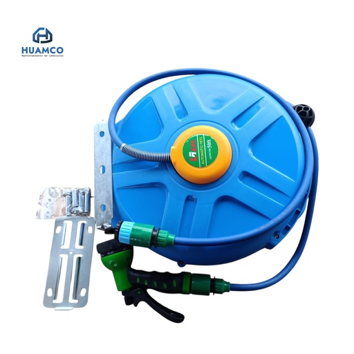 [YZ-034]   CARRETE MANGUERA AGUA RETRACTIL  15M PU / YZ-034