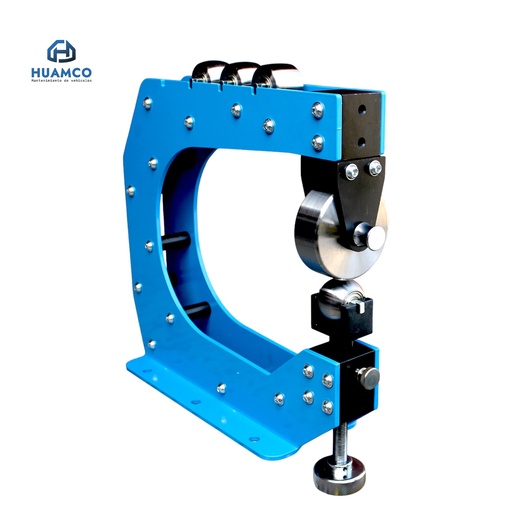 [EW1200] RUEDA INGLESA 205MM/1.5MM/16GA  AZUL  PROF.GARGANTA 12" /305MM R.MATRIZ 1"2"3"4"5" / EW1200