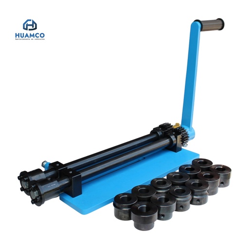 [BR12] MAQUINA LAMINADORA  BORDEAR HOJAS 310MM X 1.2MM / 18GA AZUL 7 JUEGOS MATRIZ / BR12