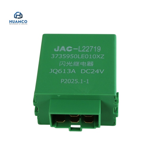 [3735950LE010XZ] RELE INTERMITENTE SEÑAL GIRO 24V JAC  CAMION N75 - N120 - SD800 / 3735950LE010XZ 