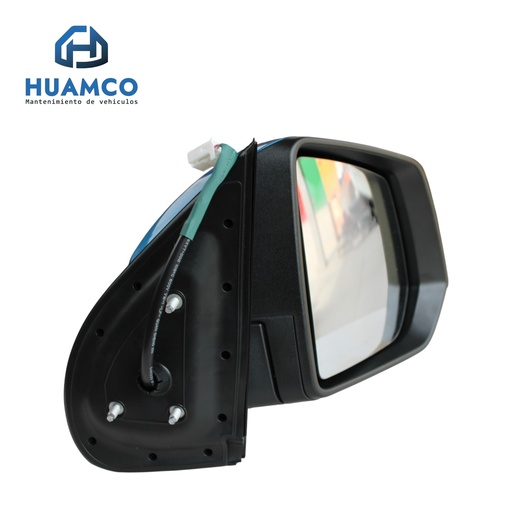 [80039039] ESPEJO RETROVISOR DERECHO RH ELECTRICO COLOR AZUL  5 PINES JAC T8 20-23 / 8210200P306A / 80039039