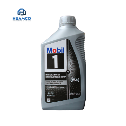 [651324-1] ACEITE MOBIL 1 FS 0W-40 SINTETICO AVANZADO API SP MOTORES GASOLINA 1L : PE 651324-1