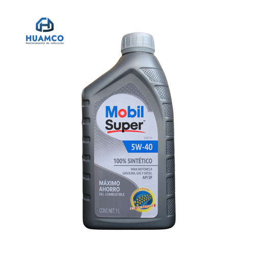 [651615-1] ACEITE MOBIL SUPER 3000 X4 5W-40 100% SINTETICO MOTORES GASOLINA GAS Y DIESEL API SP 1L :PE 651615-1
