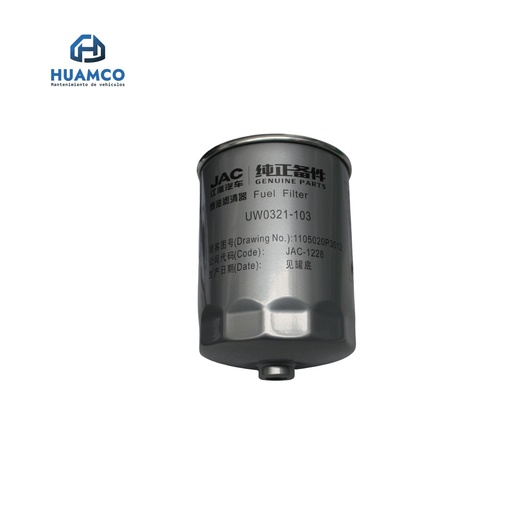 [1105022P3012-N] FILTRO COMBUSTIBLE SEPARADOR PRIMARIO JAC T6 Y T8 / 1105020P3012 / 1105022P3012-N